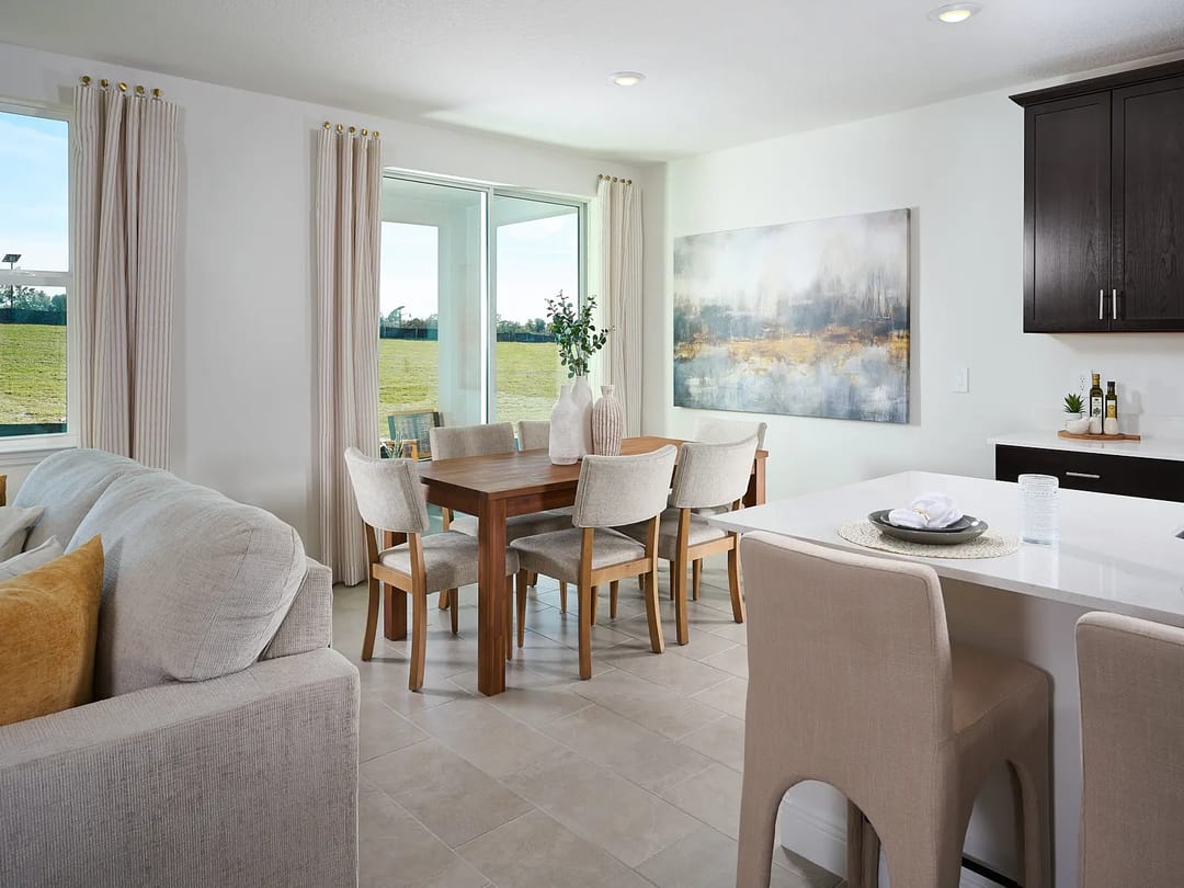 The Reserve at Hammock Oaks — Dining room in the Hibiscus floorplan