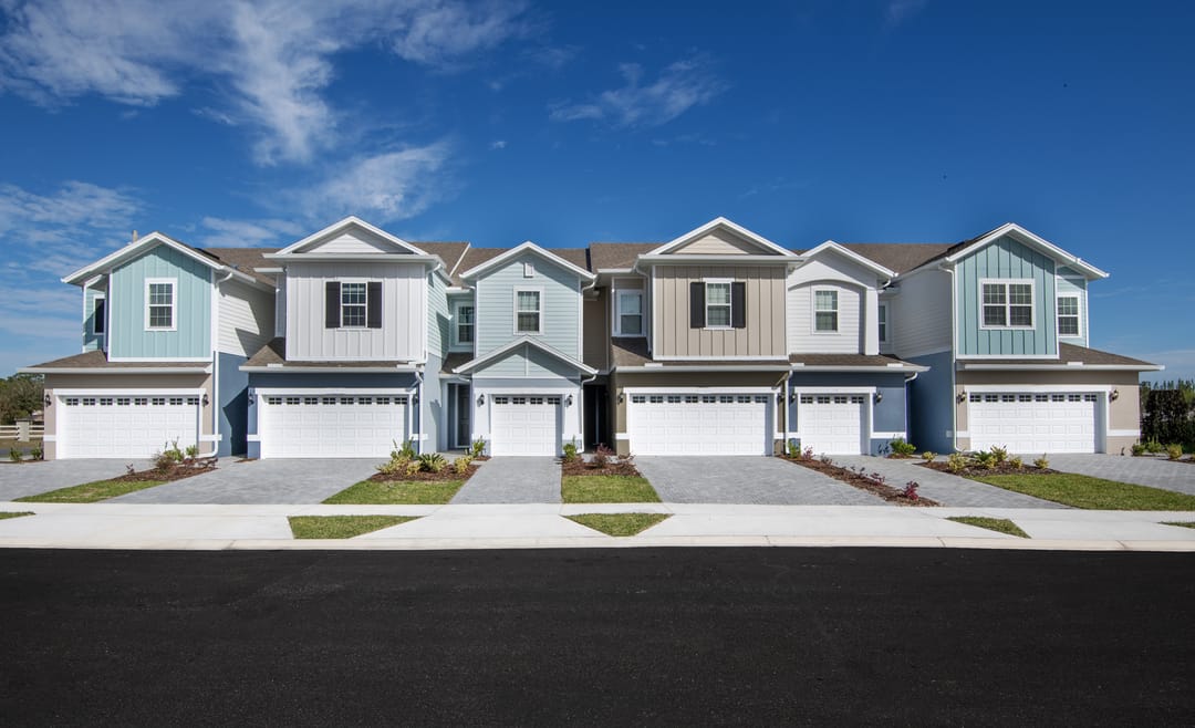 Liberty Station — Row of six two-story townhomes