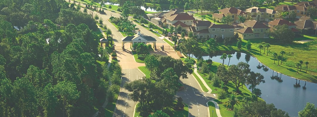 Providence — Garden Hills Chateau Collection aerial streetscape