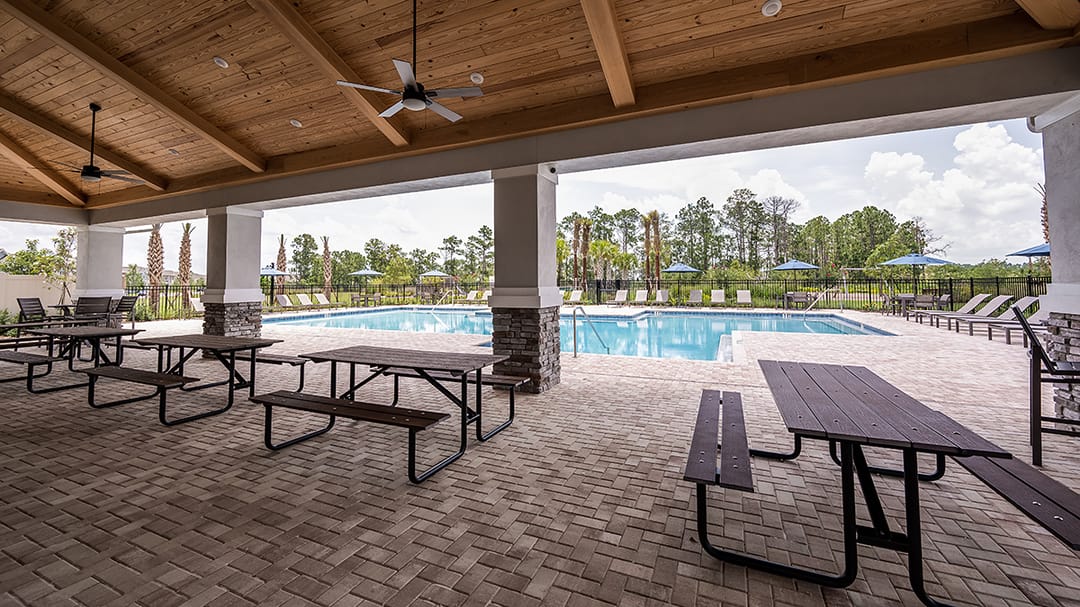 Harvest at Ovation — Pool cabana