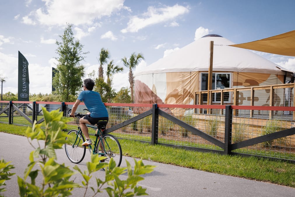 Sunbridge (Heron Bay) — Sunbridge trail and gathering yurt