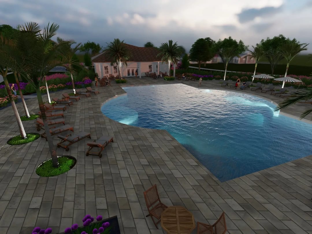 Springs at Lake Alfred — Amenity center rendering