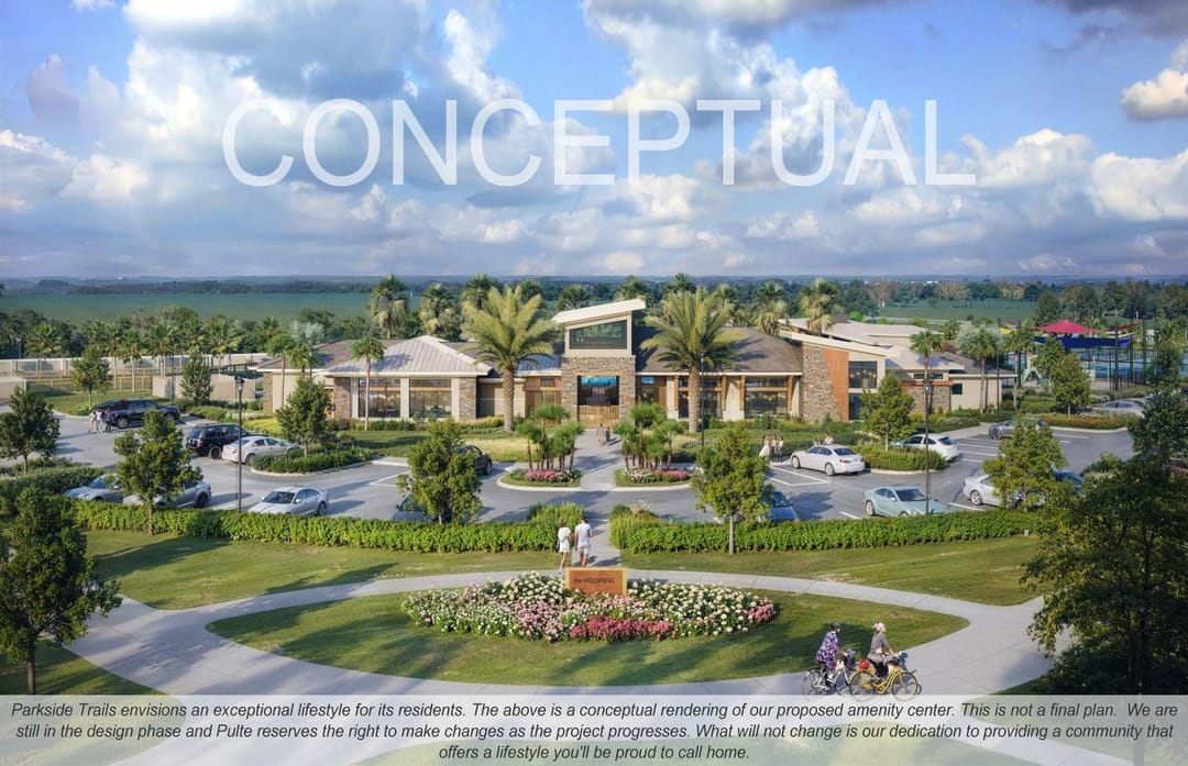 Parkside Trails — Conceptual Clubhouse Rendering