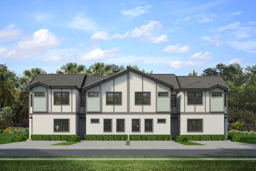 Paradiso Grande Resort — Townhome building exterior (4-unit scheme)