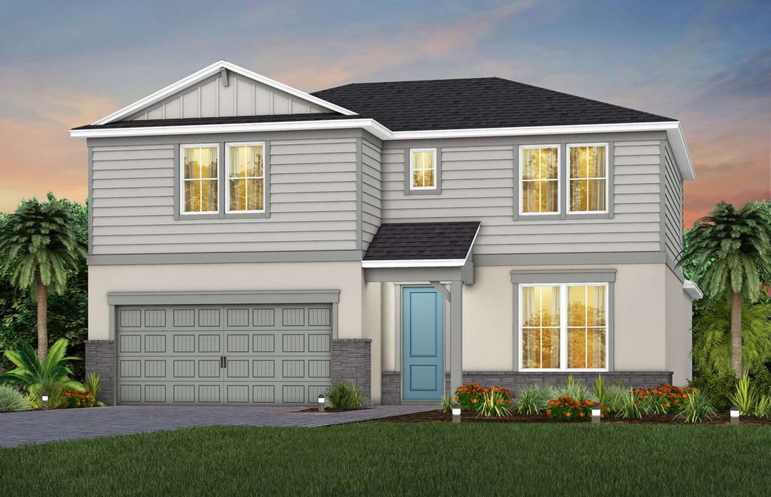 Waterstone at Halifax Plantation — Whitestone CO1 Elevation (rendering da fachada)