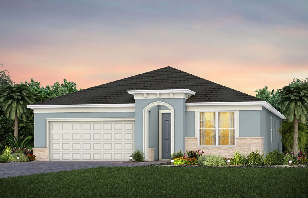 Waterstone at Halifax Plantation — Highgate FM2 Elevation (rendering da fachada)
