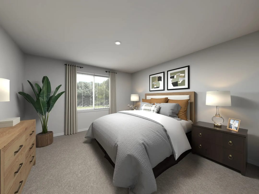 Oaks at Lake Standish — Primary Bedroom in the Walker floorplan