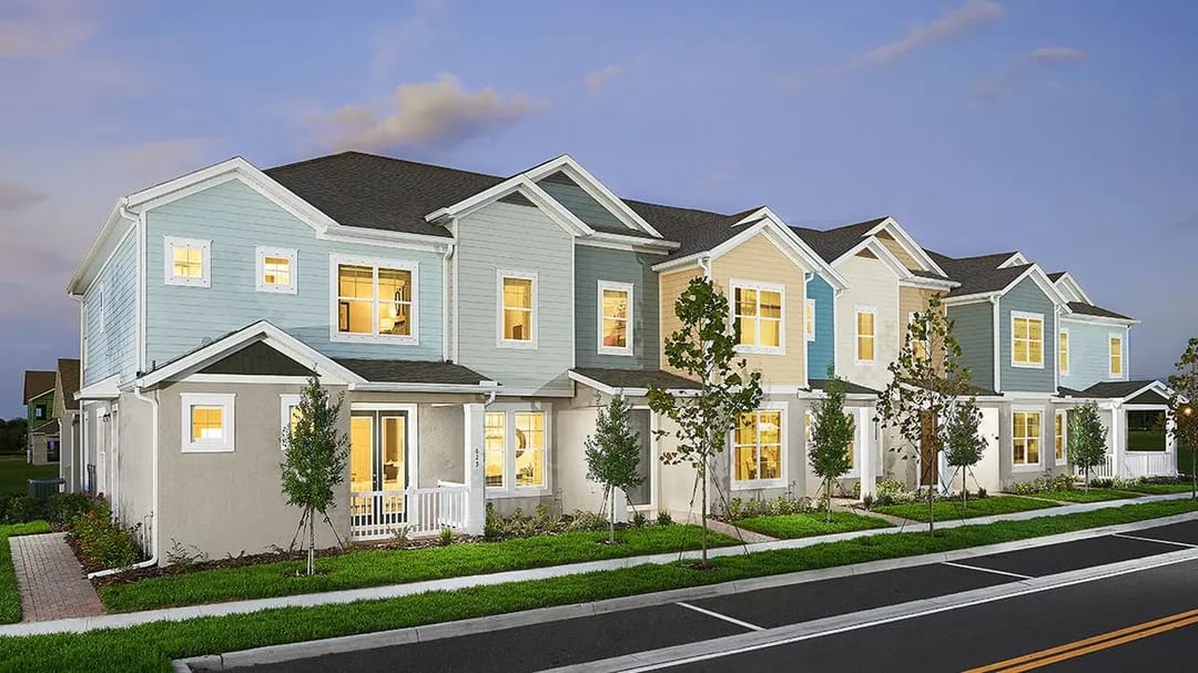 The Residences at Emerson Park — Row of modern two-story townhomes