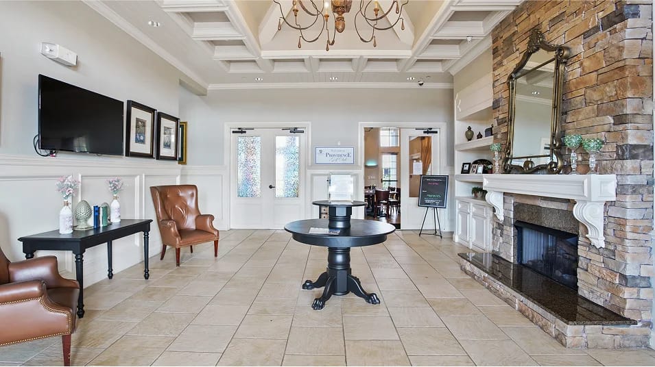 Providence — Providence clubhouse lobby