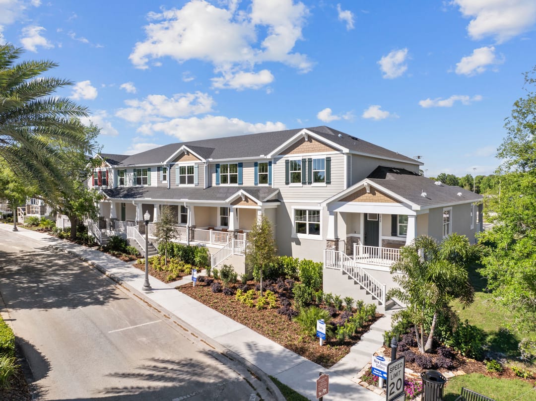 Hickory Grove — Two-story townhome exterior