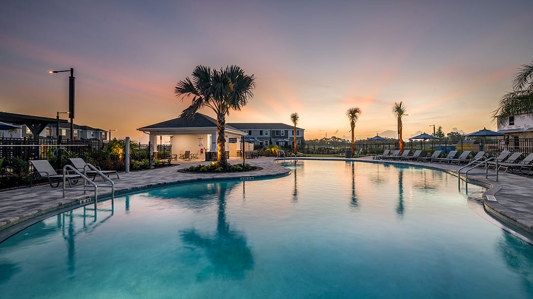 Southloch — Pool at sunset