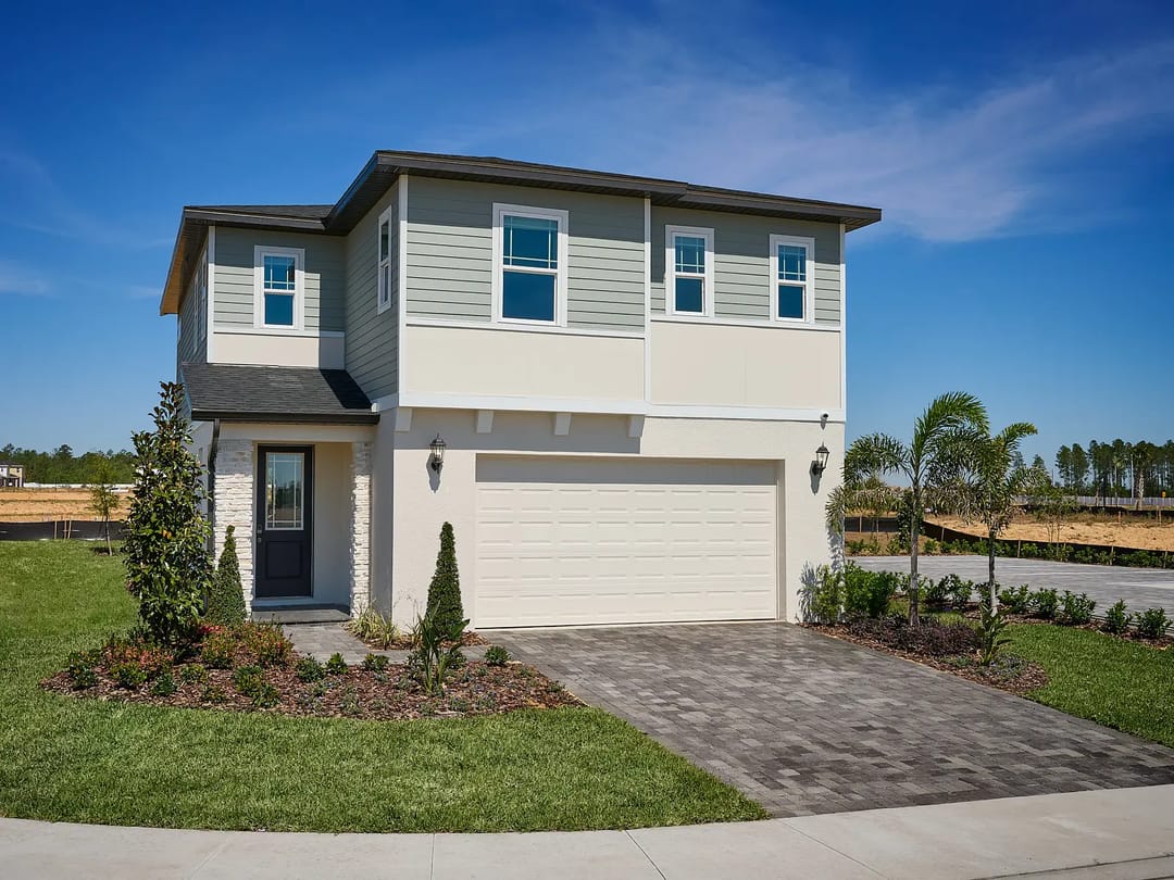 Cyrene at Minneola — Exterior of the Birch floorplan modeled at Cyrene at Minneola