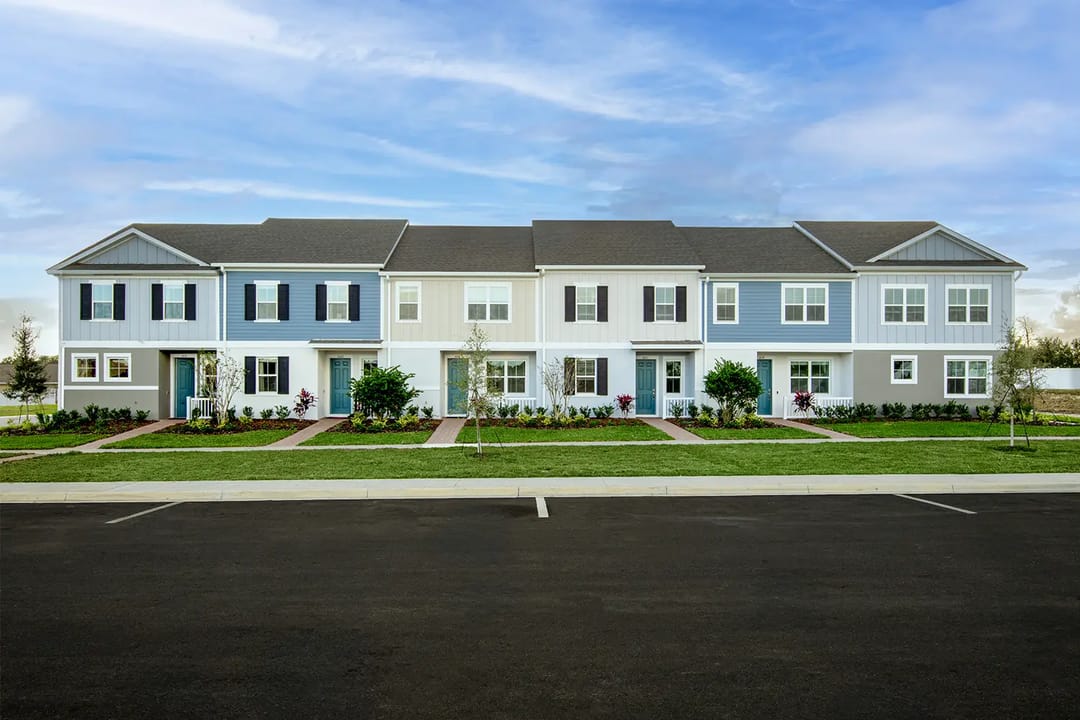 The Residences at Emerson Park — Row of two-story townhomes