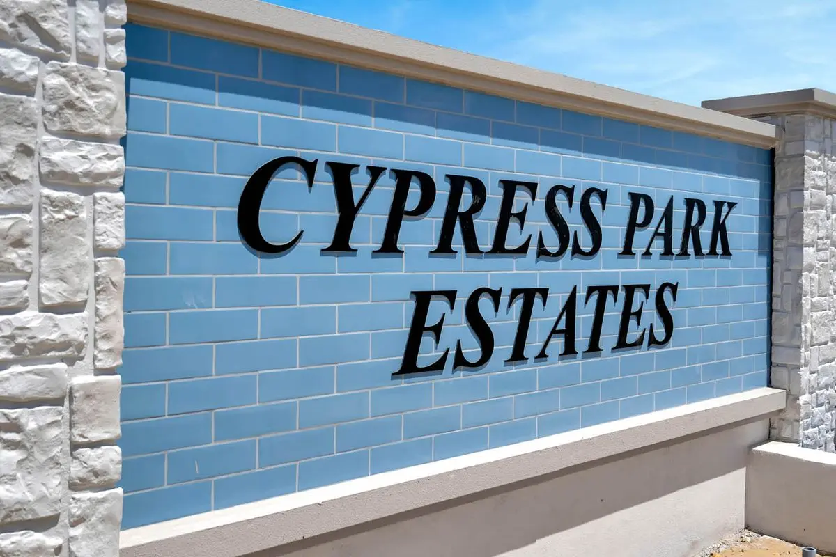 Cypress Park Estates — Cypress park estates entrance sign