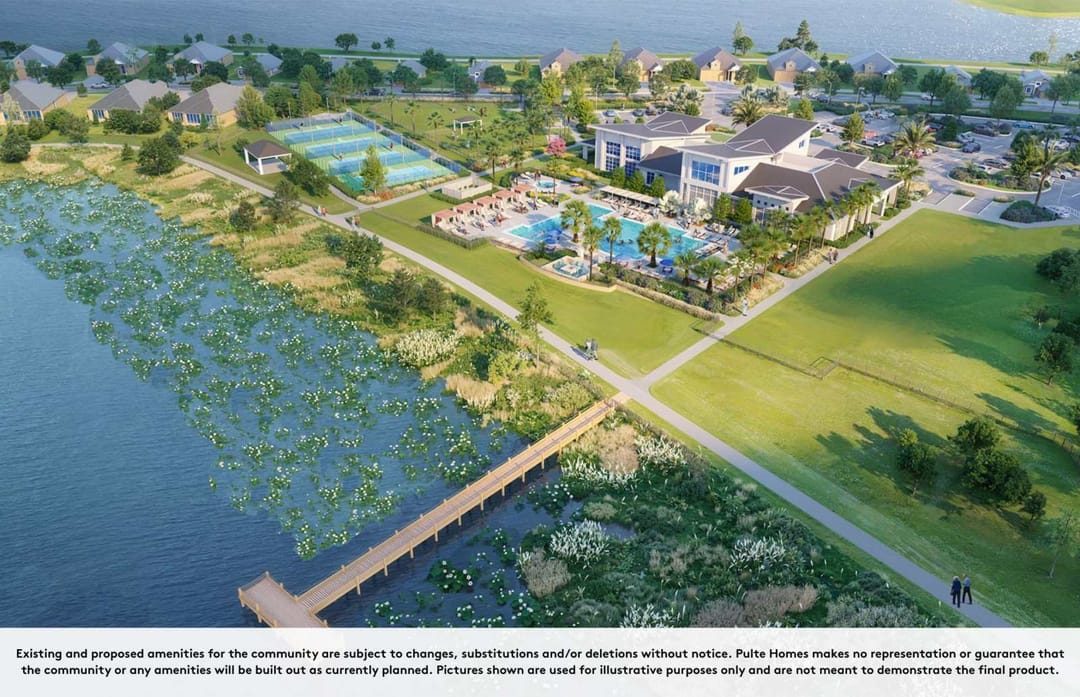 Del Webb Lakehaven — Conceptual Amenity Rendering