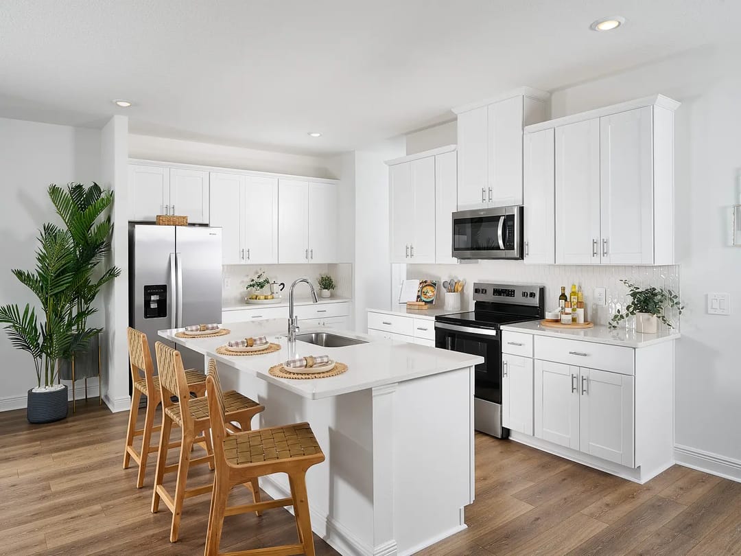 Cyrene at Minneola — Kitchen in the Birch floorplan modeled at Cyrene at Minneola
