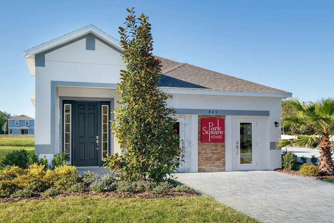 Mirror Lake Village — Single-story white home