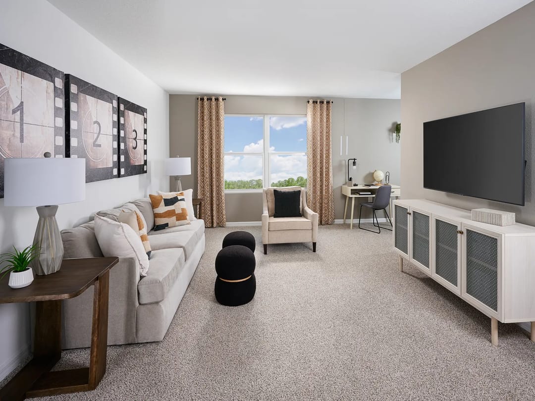 Bradbury Creek — Loft in the Zion floorplan modeled at Bradbury Creek