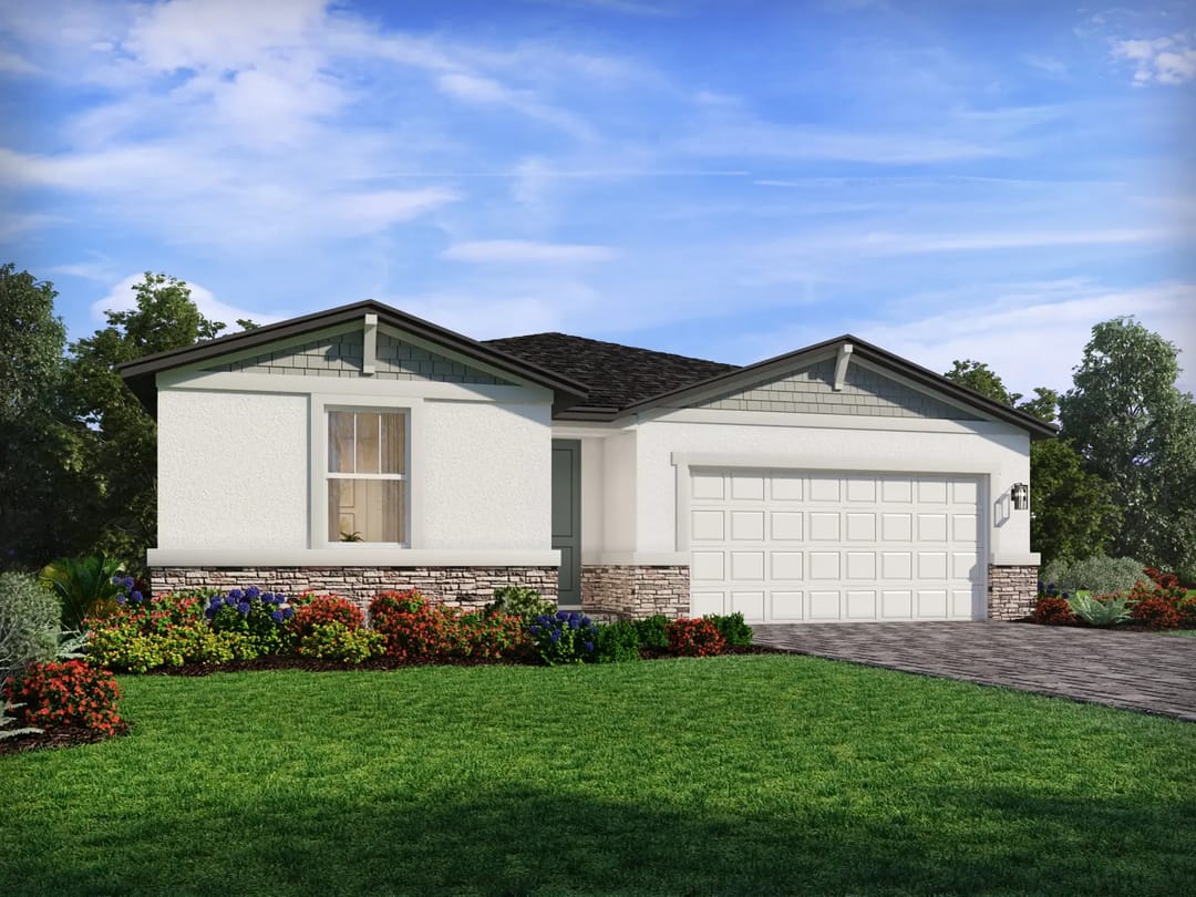 Manor Oaks — Lantana floorplan rendering