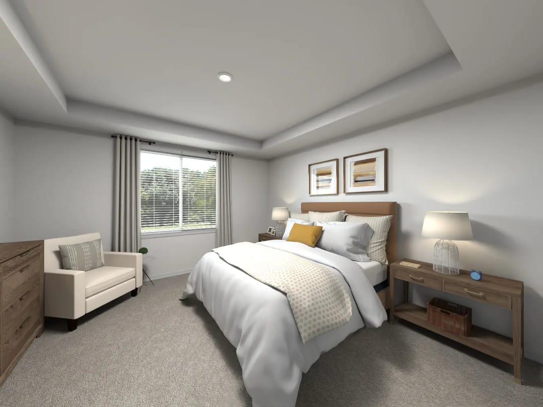 Oaks at Lake Standish — Primary Bedroom in the Morrison floorplan