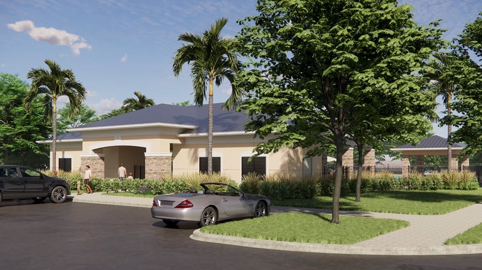 Pine Meadows — Swimming pool house