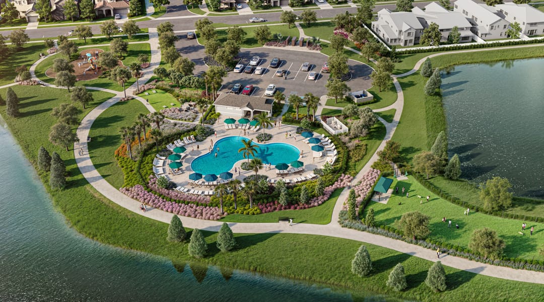 Lakeside At Satilla — Water features (rendering)